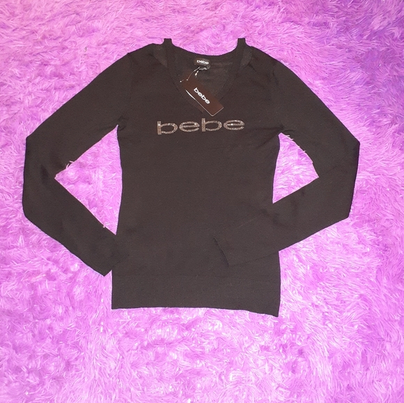 Bebe Cold Shoulder Sweater - Picture 3 of 4
